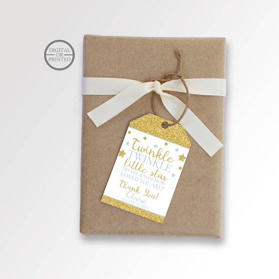 Twinkle Little Star Favor Tags | Twinkle Baby Shower Favor Tag | Favor Tag | Twinkle Themed party decor | Printable | Star Party Il_570xn