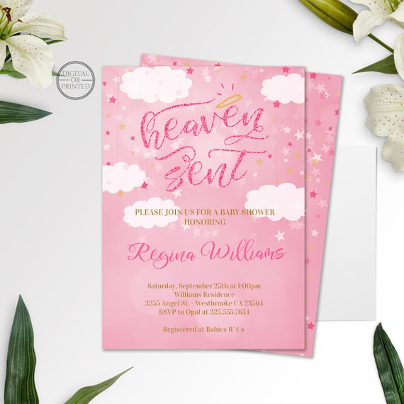 heaven sent invitations