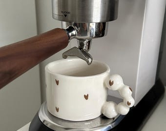 Taza de cerámica "Te quiero" | Taza | Taza hecha a mano | Corazones | Taza pintada | Corazones | Amor | Taza de café | Cerámica | Idea de regalo