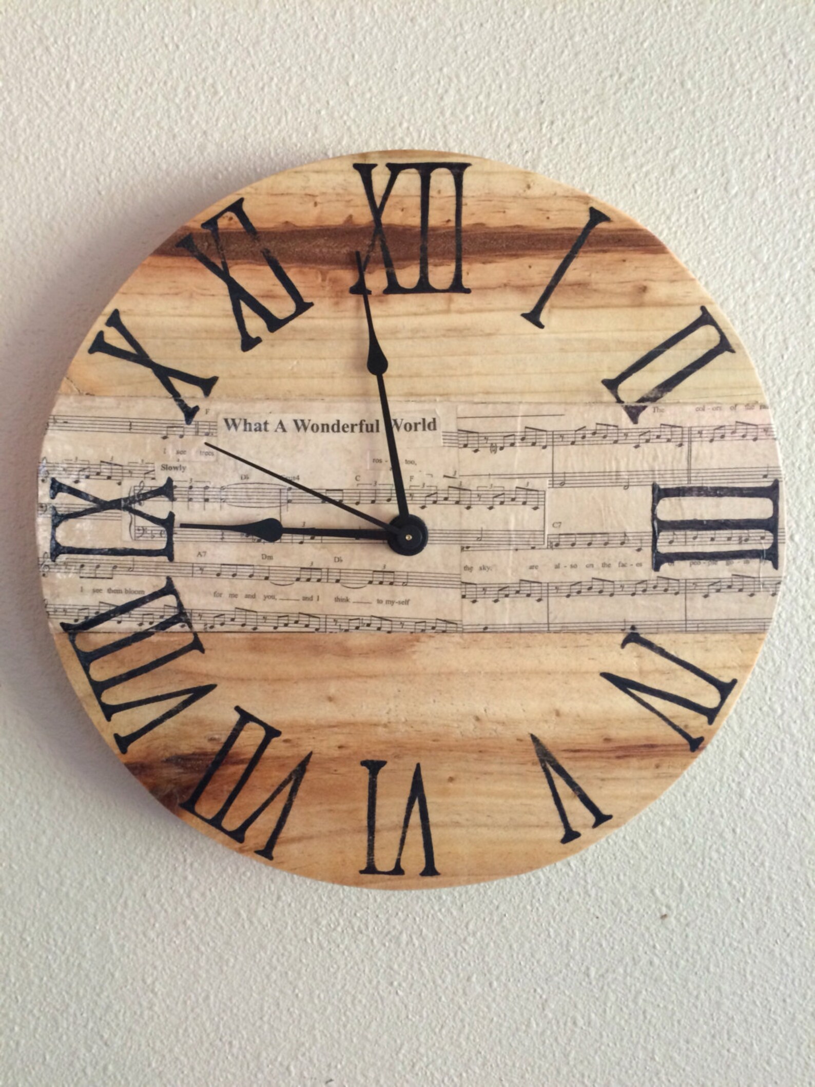 Vintage Song Book Hymnal or Music Pallet Clock 12 Etsy