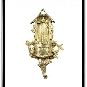 Vintage Antique Bronze Match Holder – Pyrogen Collectible