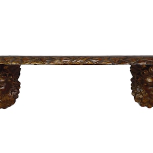 18th Italian Antique Carved Gilt Wood Angels Wall Bracket Corbels