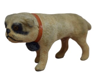 Antique Pug Carlin Putz Dog – Vintage Collectible Ceramic Dog Figurine