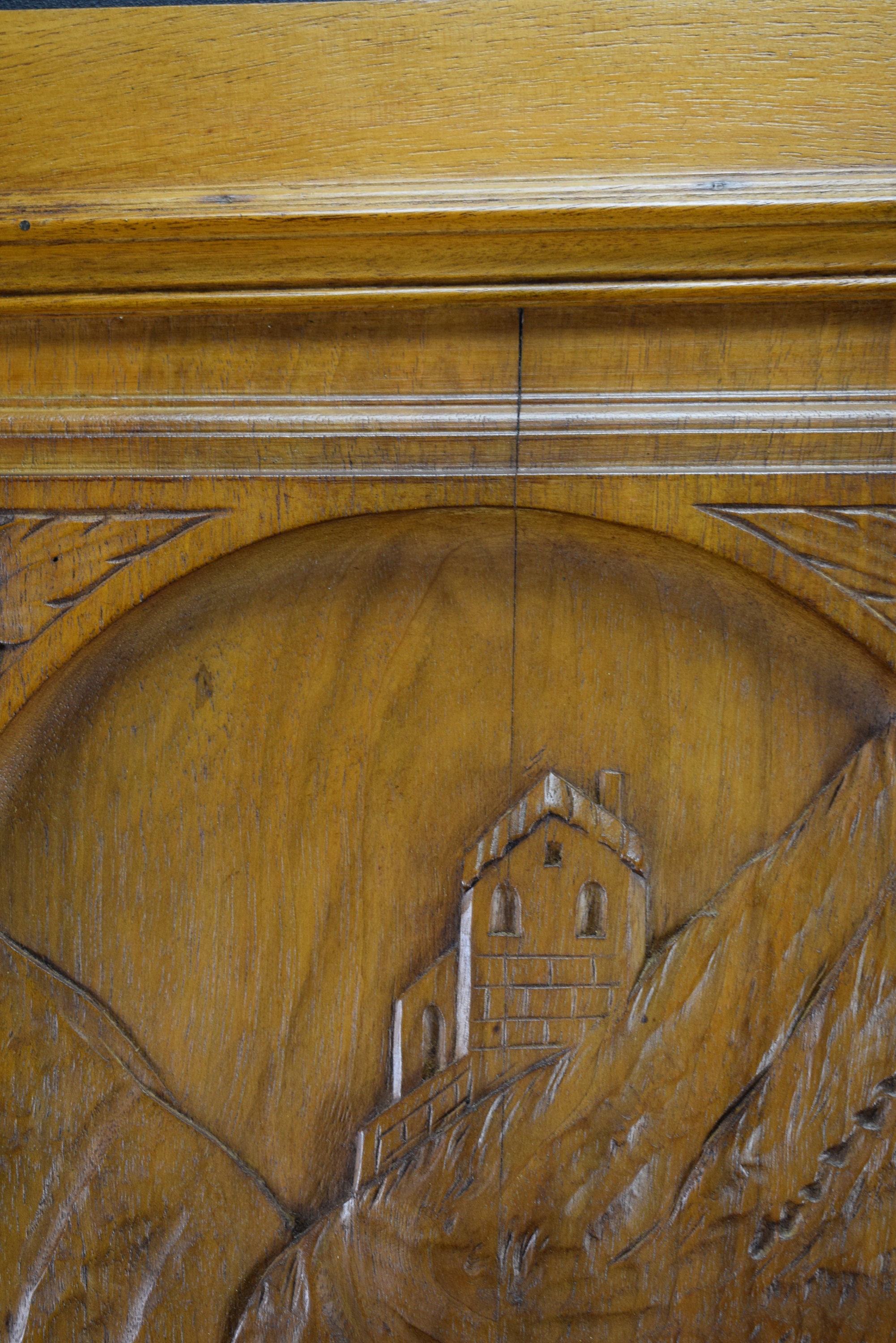 Vintage Französisch antike große Hand geschnitzt Holz Schrank | Etsy