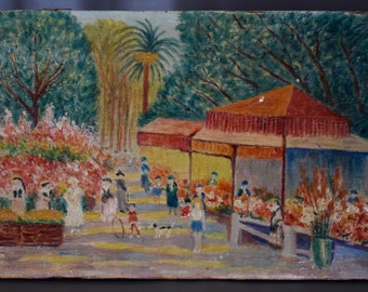 French Impressionnist Oil Painting South of France Provence