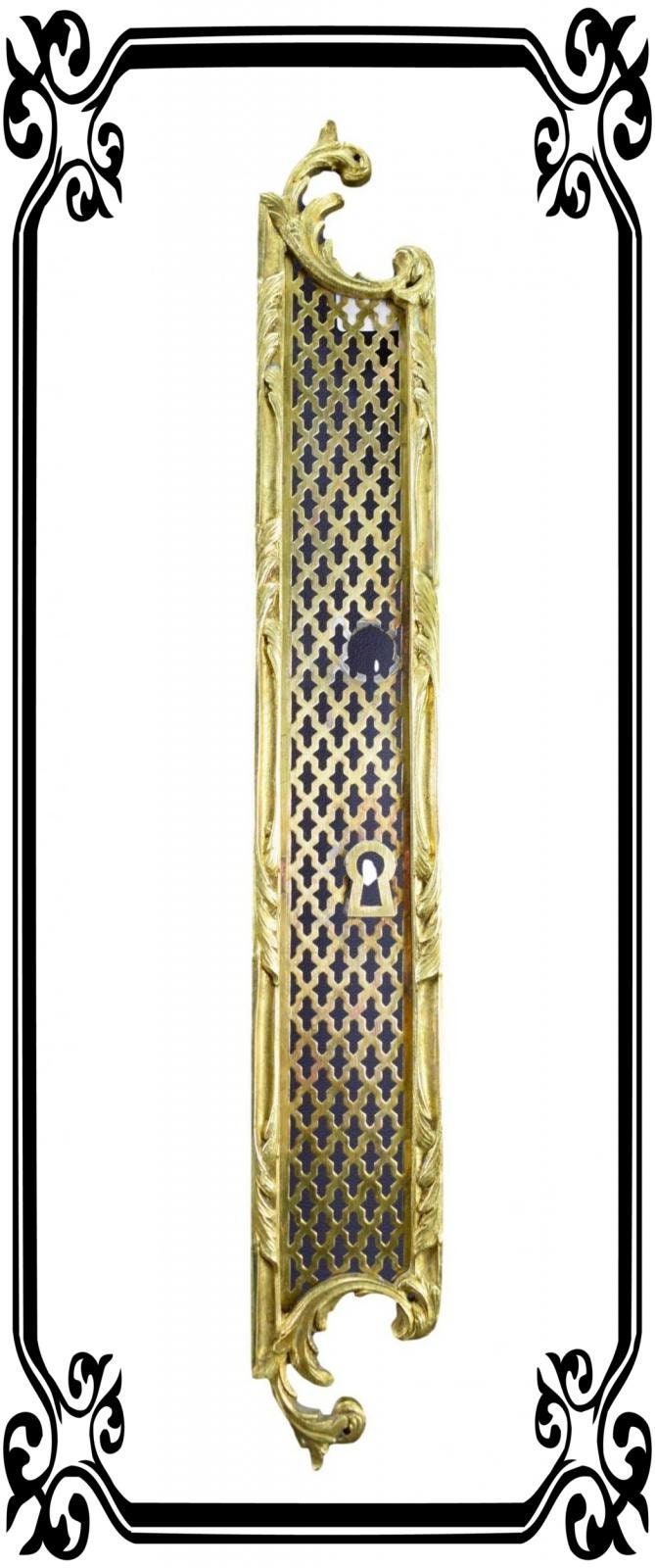 Vintage Français Bronze Door Back Plates Trou de Serrure 13