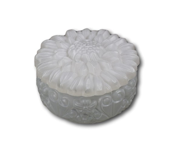 Art Deco Bohemian Heinrich Hoffman White Frosted … - image 1