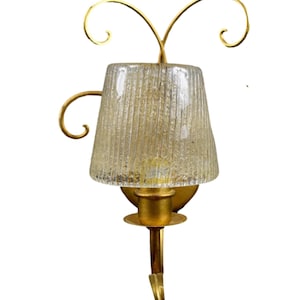 Italienische Vintage Wandlampe (Murano Stil)