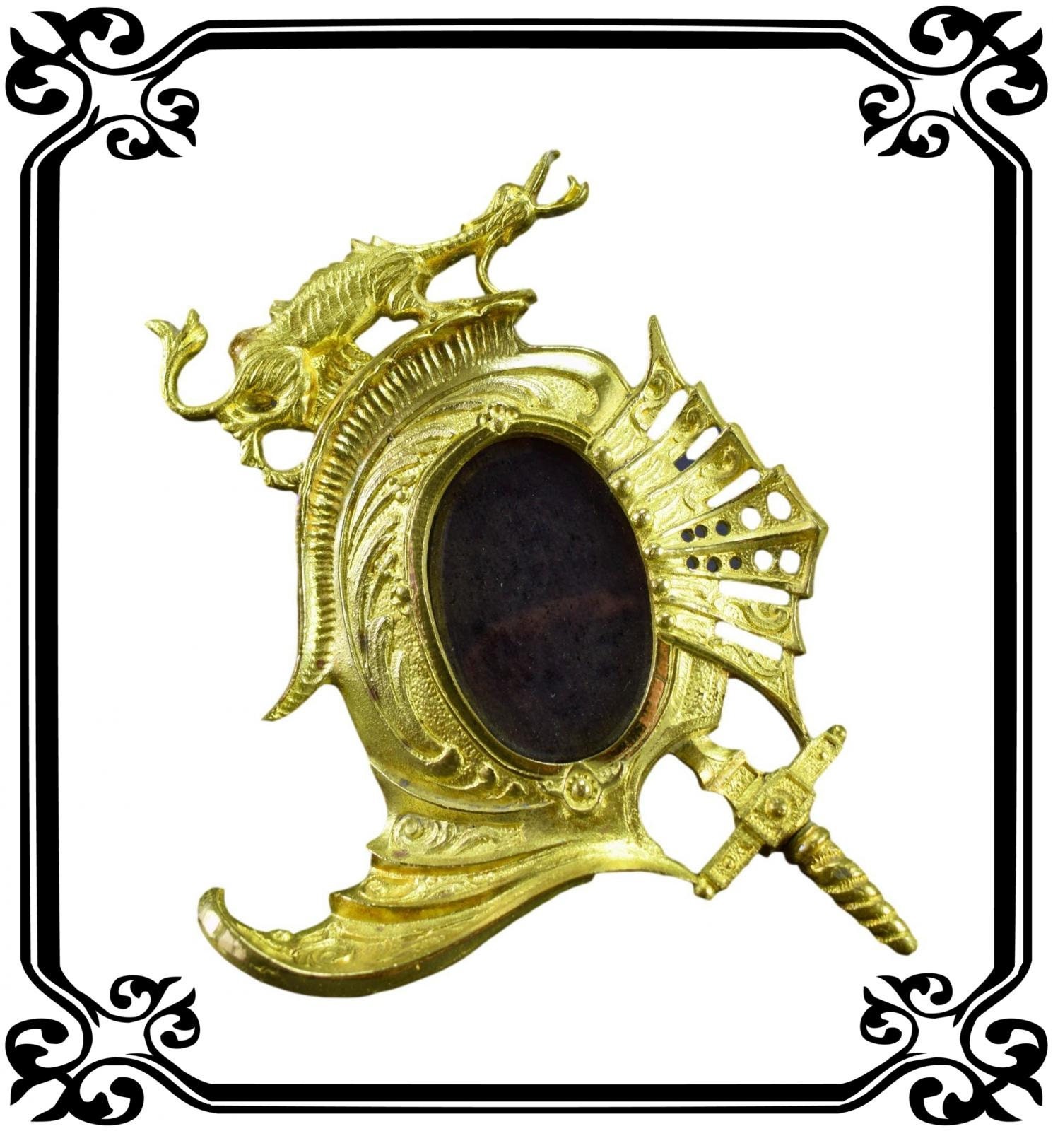 Vintage Français Antique Photo Gothique Cadre 19Ème