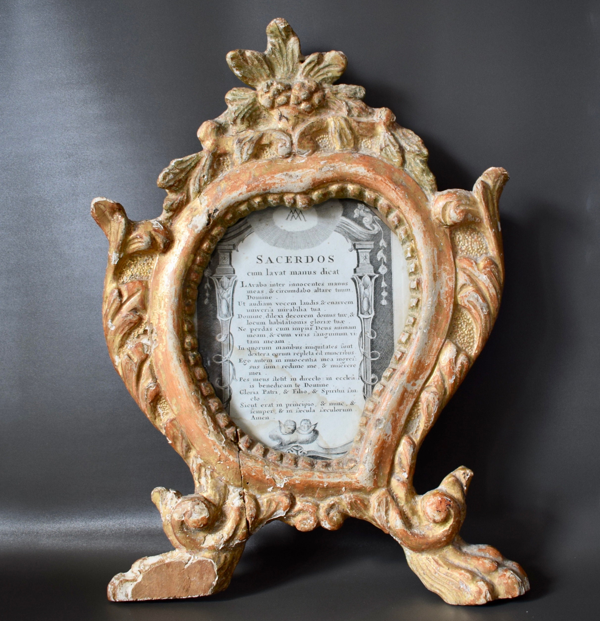 Photo Bois Doré Sculpté Cadre Antique Français Du Xviiie Siècle de La Photo Cadeau Mariage Chic