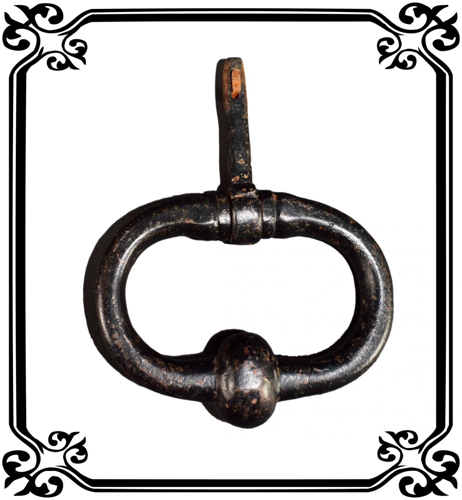 Vintage Français Antique Porte en Fer Forgé 19Ème Siècle