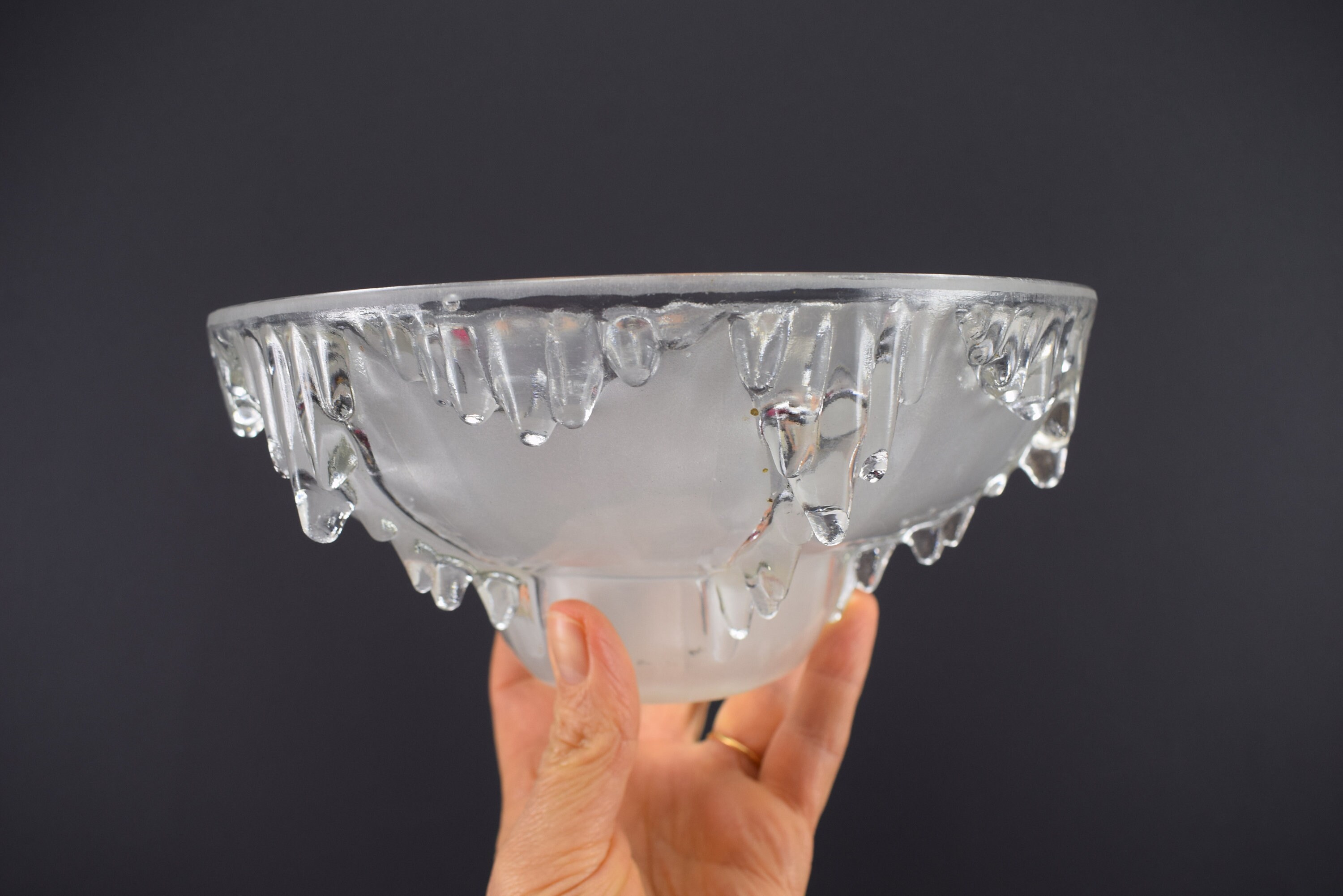 Art Deco Set of Three Glass Lamp Shades by Ezan Etsy New Zealand