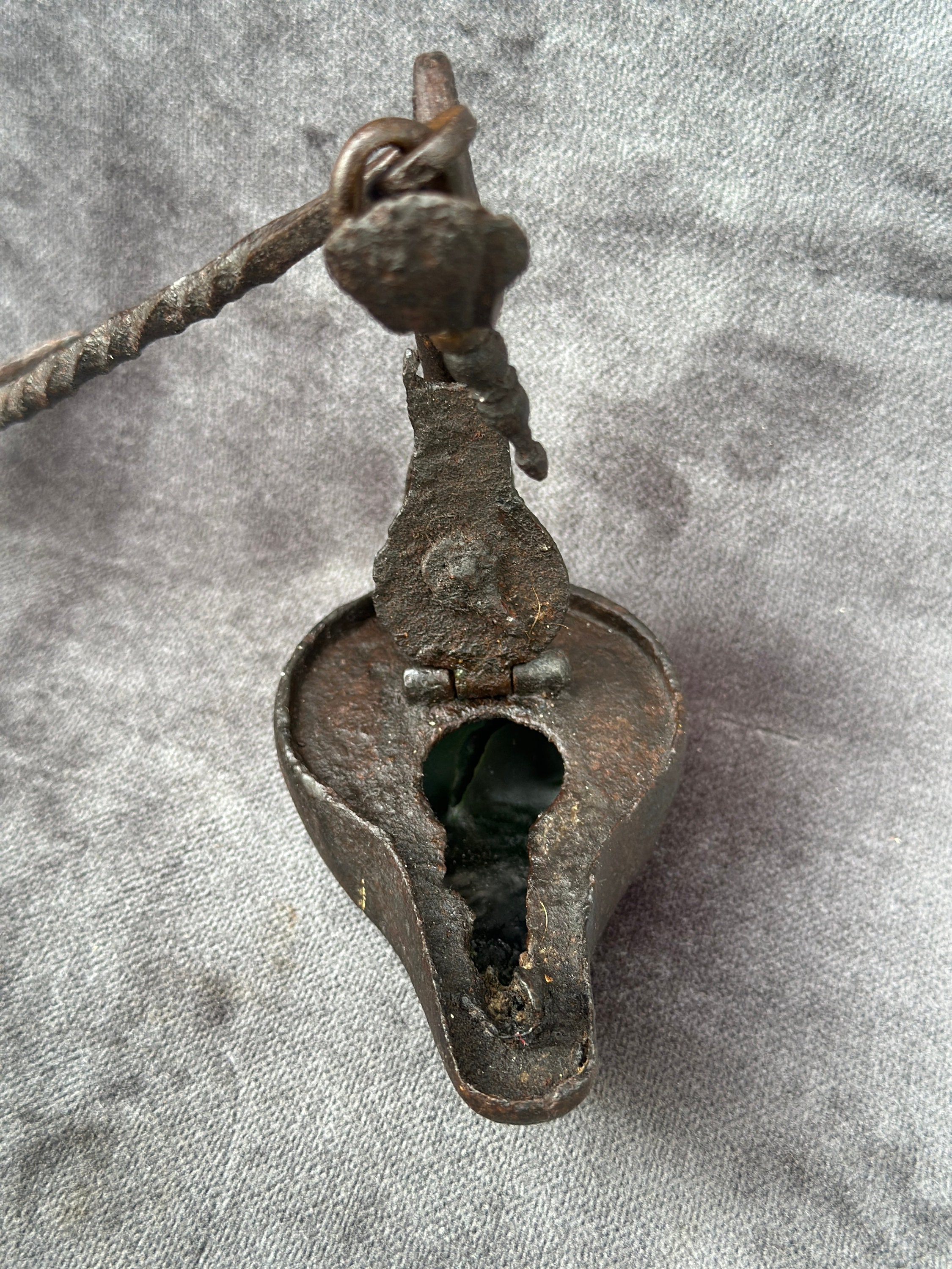 アンティーク フランス 18 世紀 錬鉄製オイルランプ - Etsy 日本