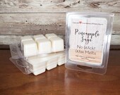 Pineapple Sage Scented Soy Wax Tarts Melts in Clamshell, Wax Cubes for Warmer, Wax Melts, Gift for Her Fruity Herbel Garden