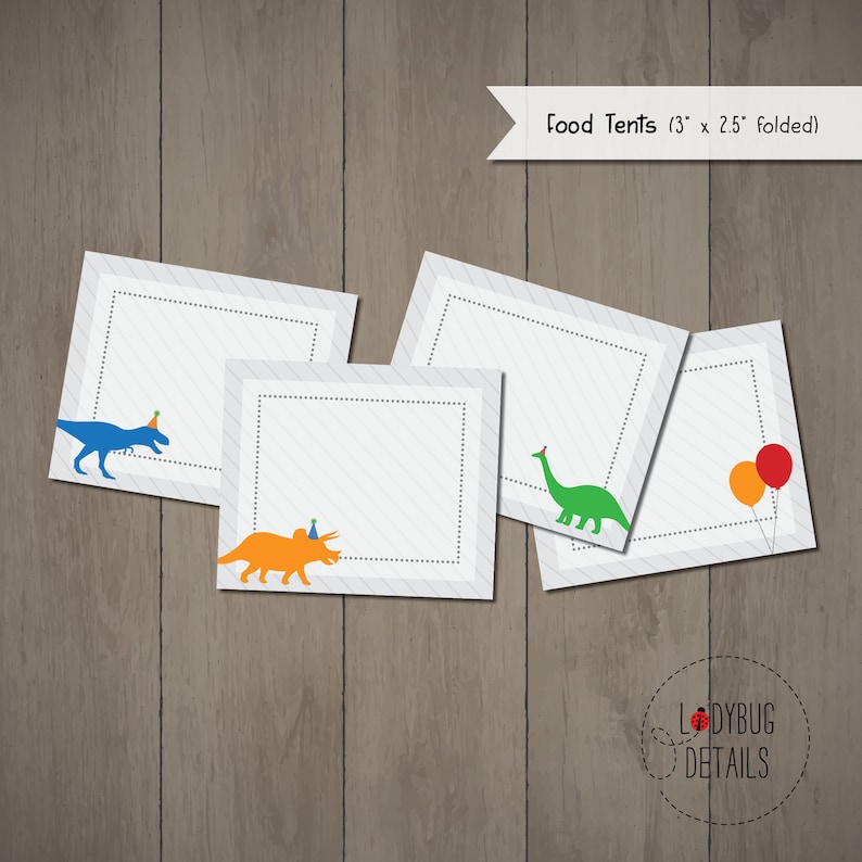 Dino-Mite Dinosaur Food Labels Dinosaur Printable Food Labels Dinosaur Printable Party Decor Dinosaur Food Tent Dinosaur Birthday Party