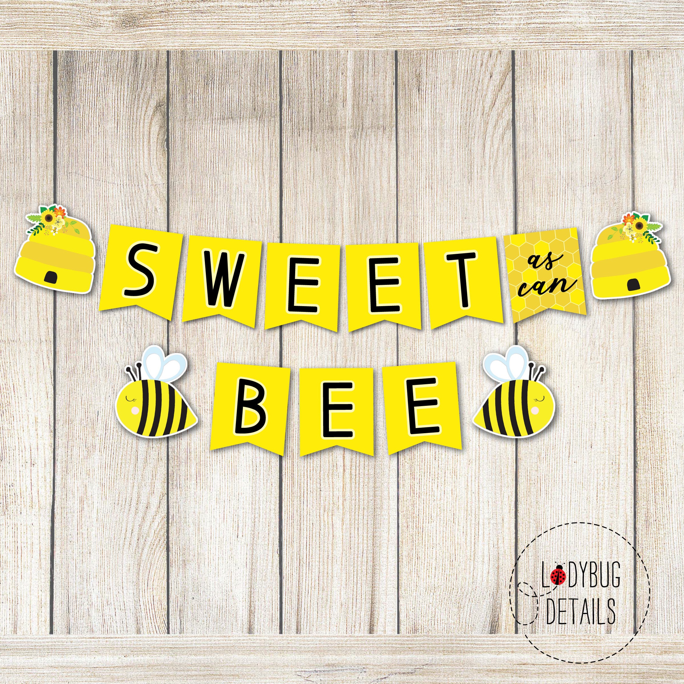 12 Bumble Bee and Bee Hive Cupcake Toppers/ Happy Bee Day/ What Will It Be  Baby Shower Decor/ Mommy to Bee 