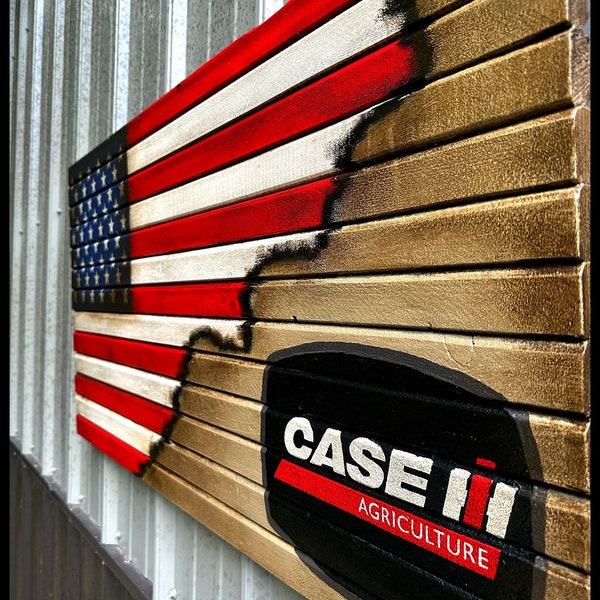 American Case IH Flag, Case Farm Equipment, American Flag, Case Tractor Flag