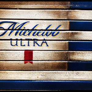 MICHELOB 木製バレル型壁掛けサイン Michelob Ultra Pub Sign - Etsy