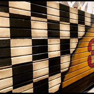 Checkered Flag, Rustic Racing Flag, NASCAR, Victory Flag, Motor Sports ...