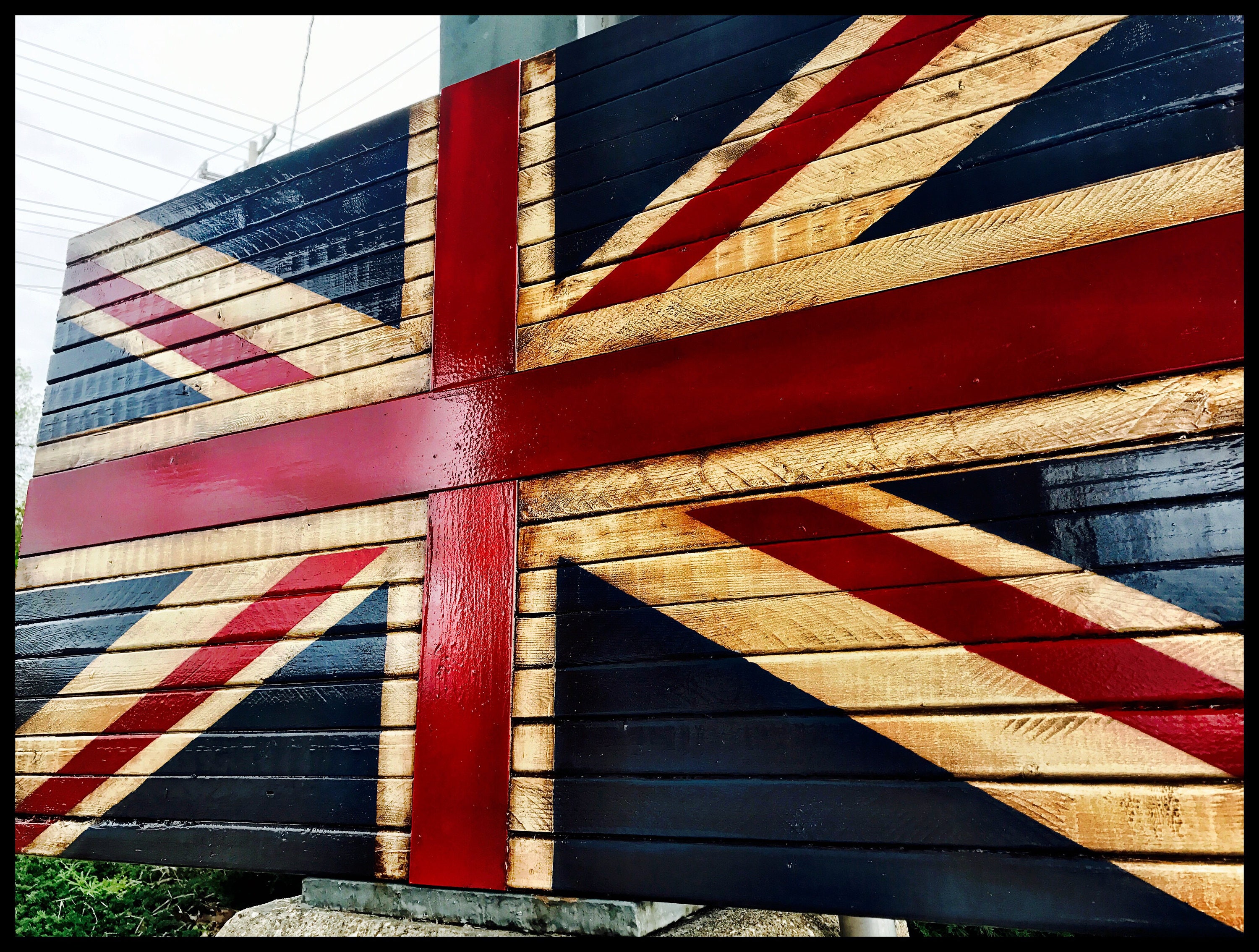 Wooden British Flag, Rustic British Flag, Union Jack Flag, Great ...