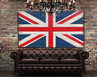 Oversized British Flag - Large Wood British Flag