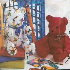 Simplicity Crafts 7552 Sewing Pattern for Autograph Hound, Cat and Bear imagem 2