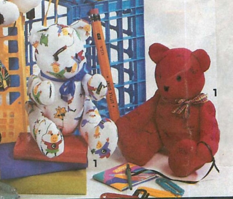 Simplicity Crafts 7552 Sewing Pattern for Autograph Hound, Cat and Bear imagem 2
