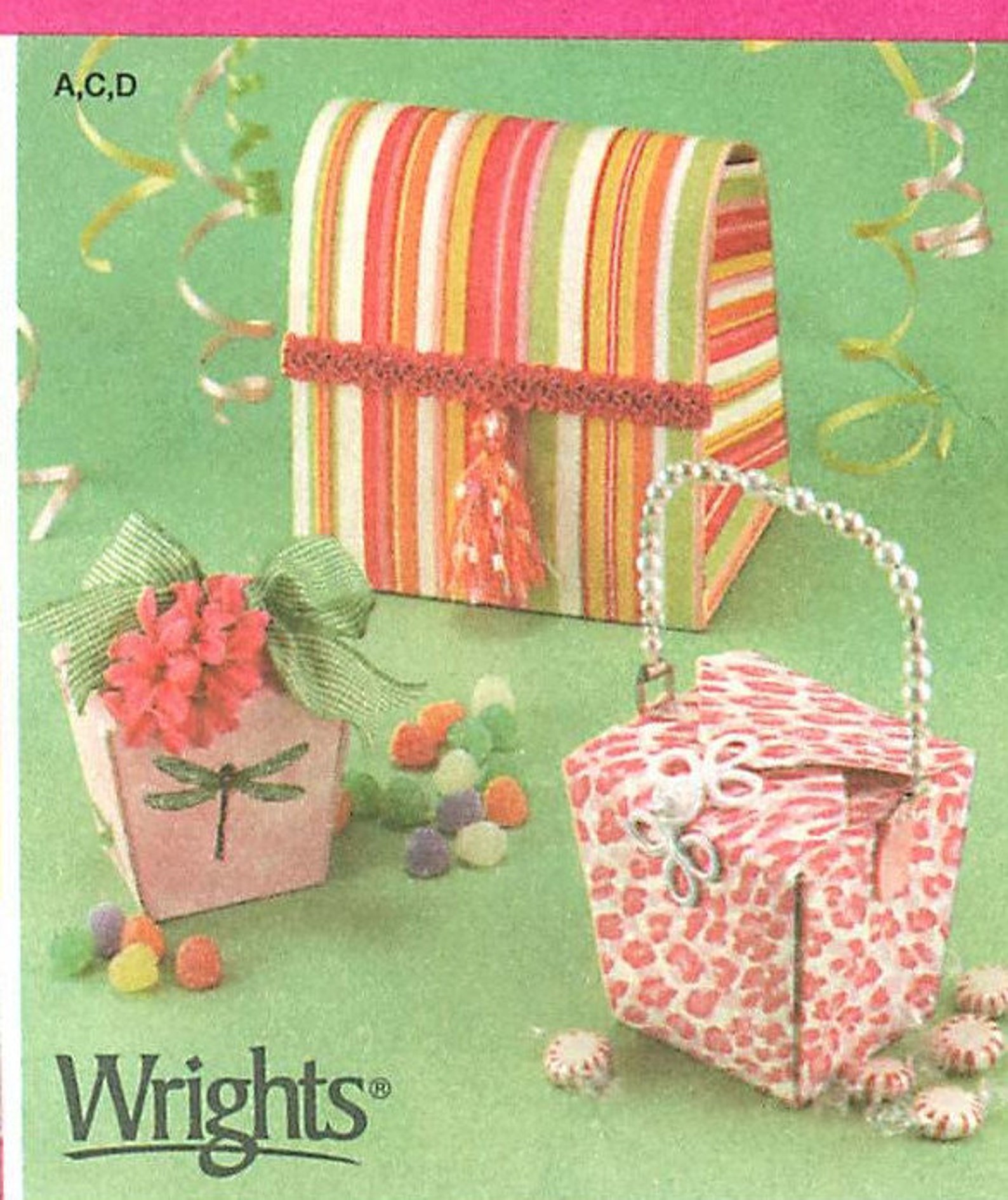 Simplicity 4320 Pattern for Five + Styles of Fabric Gift Boxes by ...