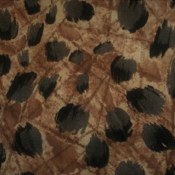 SAPPHIRA LEOPARD BROWN WOMENS PRINTED SCARF