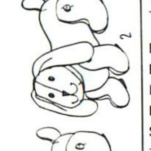 Pode incluir: Desenho a tra&ccedil;o em preto e branco de um quebra-cabe&ccedil;a com um ursinho de pel&uacute;cia e um coelhinho. O texto "7552" e "21 PIECES" est&atilde;o no topo da imagem. O quebra-cabe&ccedil;a mostra as etapas para montar o brinquedo.