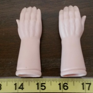 Assorted Porcelain Doll Heads, Arms and Legs. Vintage 1990's. Mangelsen's and Fibre Craft. image 9