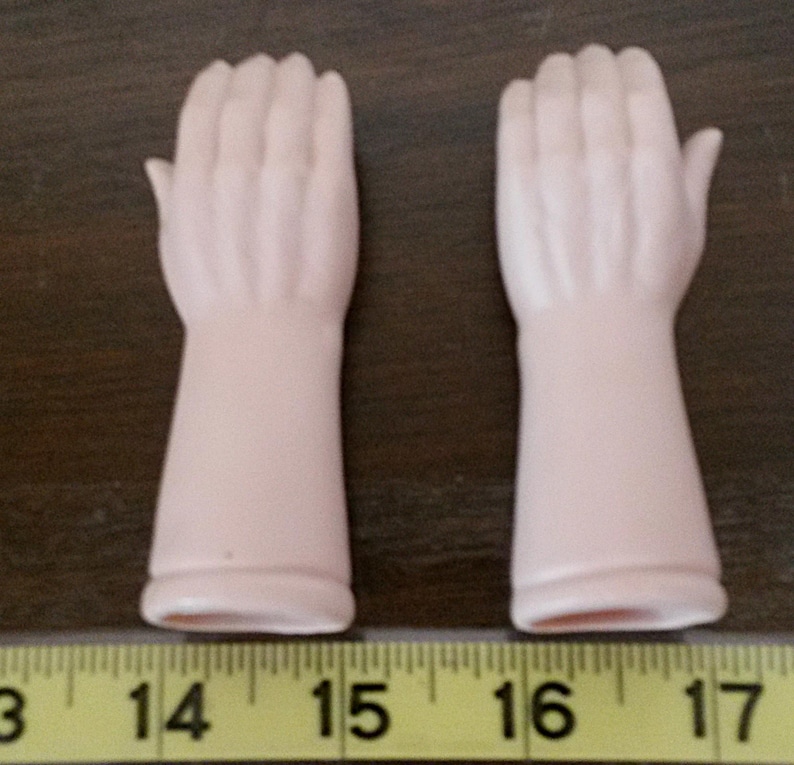 Assorted Porcelain Doll Heads, Arms and Legs. Vintage 1990's. Mangelsen's and Fibre Craft. image 9