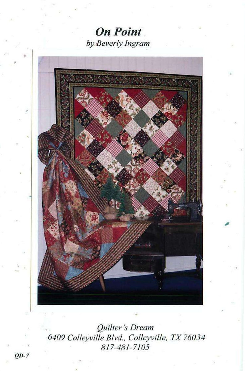Quilter's Dream On Point Patchwork Quilt in 4 Etsy