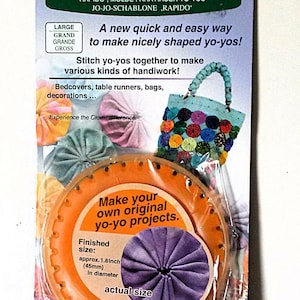 Choice of Clover Yo-Yo Maker, Large Size, approx. 1.8&quot; in Diameter and Clover 3-Dimensional Yo-Yo Maker for Butterflies.