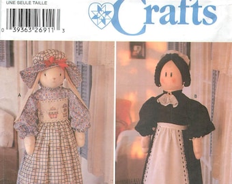 Simplicity Crafts 5416 Sewing Pattern for Bunny and Maid Upright Vacuum Cleaner Covers. Cut and Complete