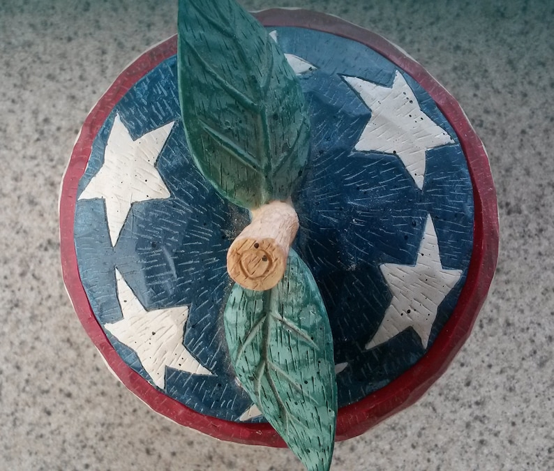 Vintage American Pie Covered Apple Dish by Beth Yarbrough