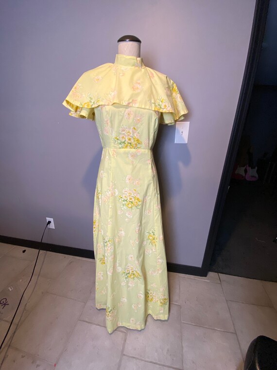 1960’s floral maxi dress