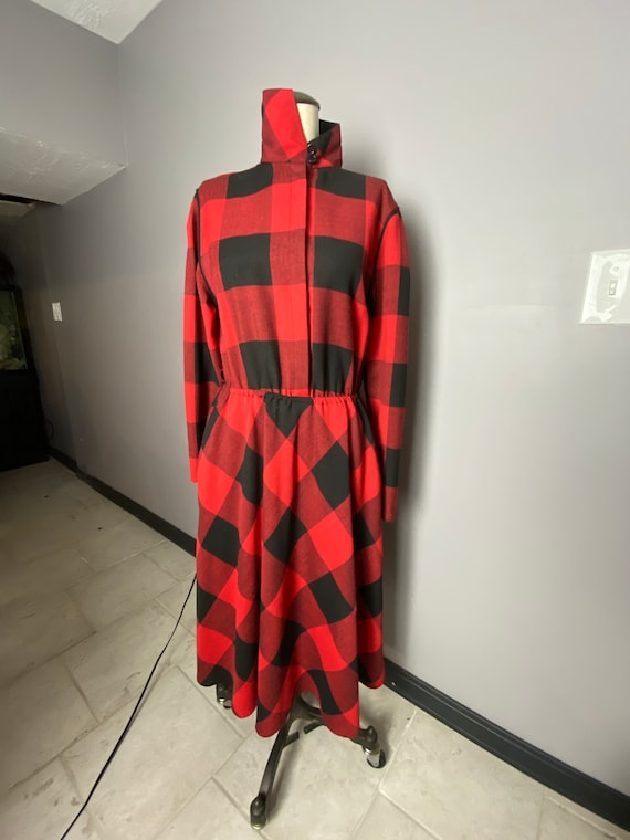 1980’s flannel dress