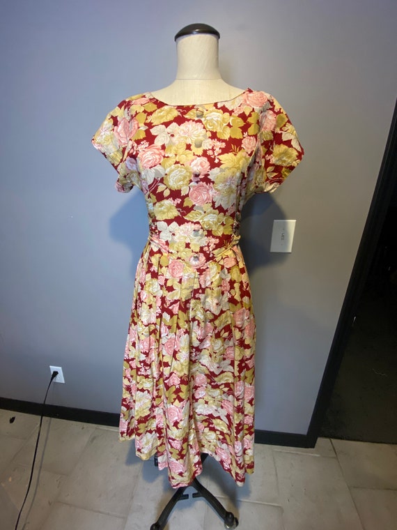 1950’s floral dress
