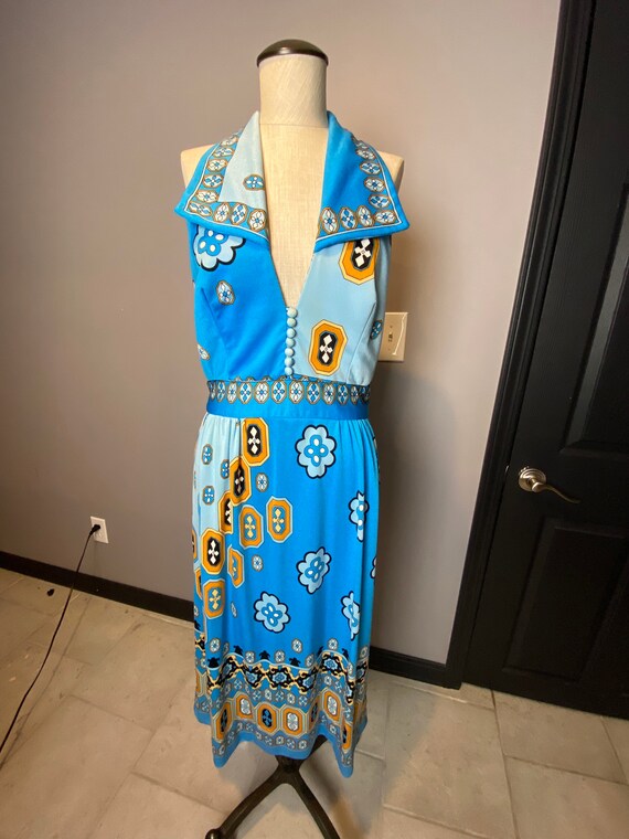 1970’s SIGNED Paganne halter dress