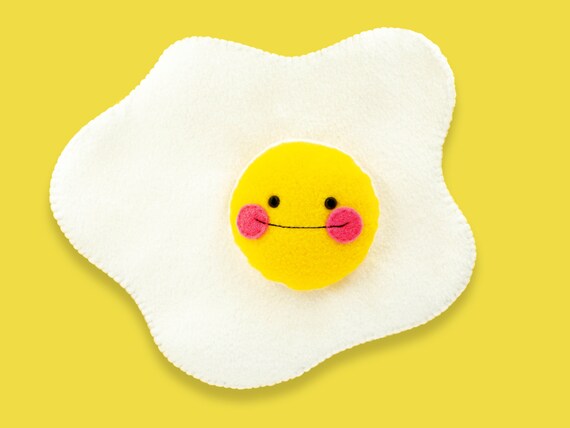fried egg plush
