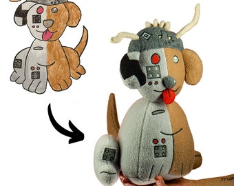 カスタムぬいぐるみ：絵からぬいぐるみを作る、オーダーメイドの