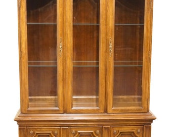 Vintage Thomasville Fretwork China Cabinet Etsy