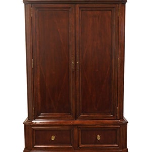 BERNHARDT FURNITURE Contemporary Traditional Martha Stewart Collection 55 Clothing Armoire 102-146B / 102-147B image 1