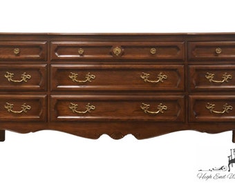 DAVIS CABINET Co. French Regency Style 76" Triple Dresser 88205 - Antique Brune Finish