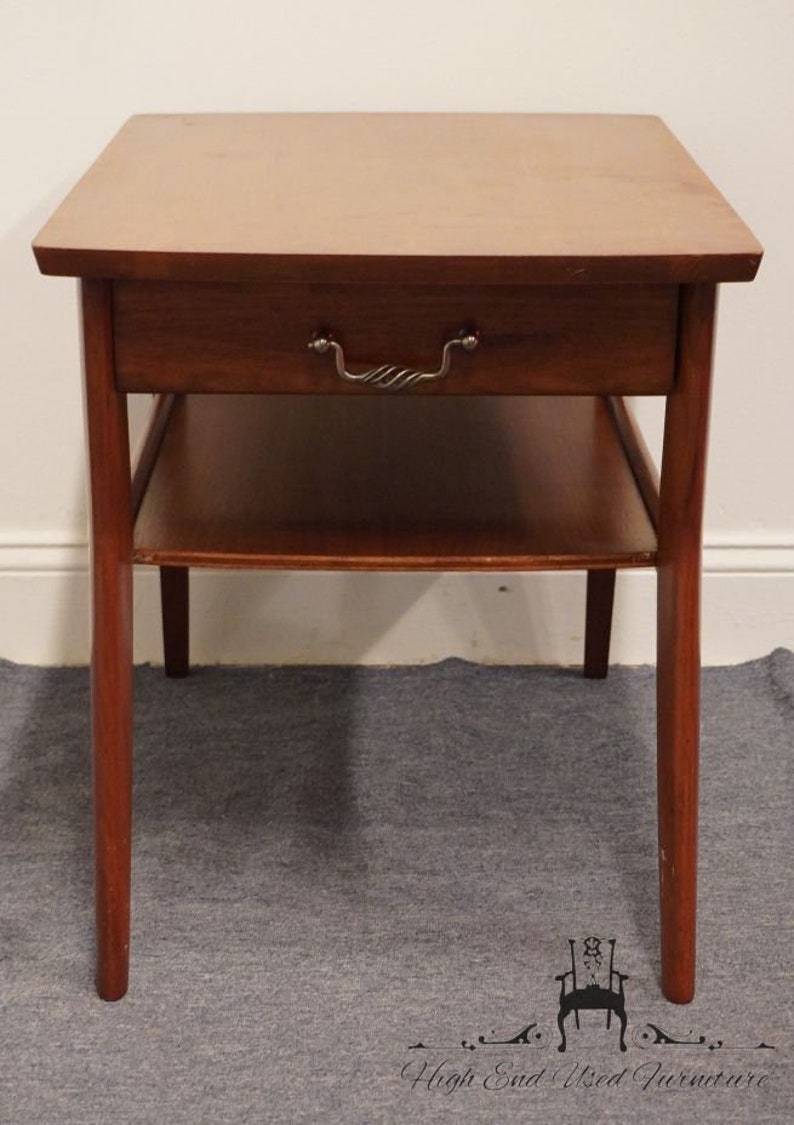 MERSMAN MCM Mid Century Modern 19x31 Accent End Table Etsy
