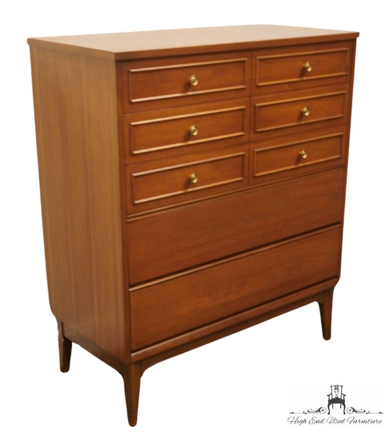 DIXIE FURNITURE MCM Mid Century Modern Style 38 Chest of Drawers 170-7 14215 image 2