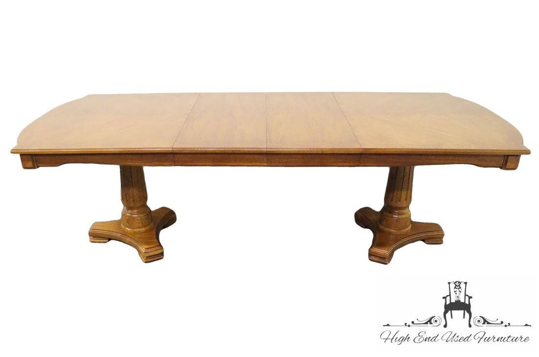 Thomasville Serenade Collection Double Pedestal Dining Table Etsy