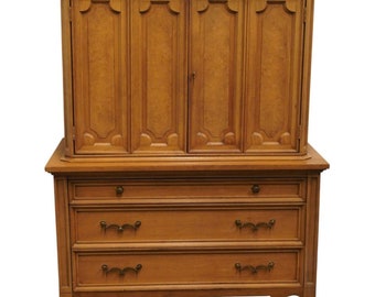 AMERICAN OF MARTINSVILLE Italian Neoclassical Tuscan Style 42" Chest on Chest 3114-6