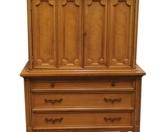 AMERICAN OF MARTINSVILLE Italian Neoclassical Tuscan Style 42&quot; Chest on Chest 3114-6